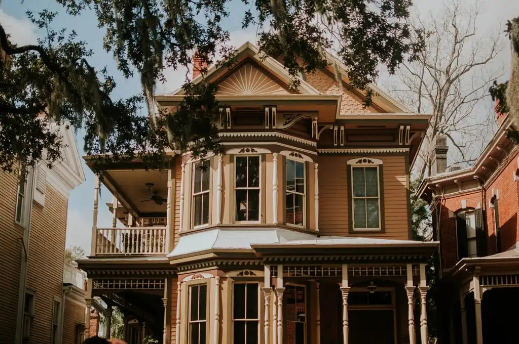 Historic two-story home with a front porch